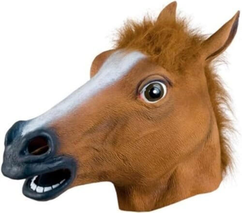 4950 Novelty Creepy Horse Halloween Mask Extremely Funny Jokes Masquerade